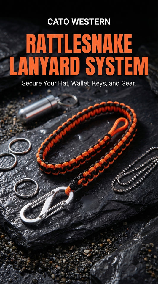 Rattlesnake System Micro Paracord Lanyard Set | Multiple Sizes| Customizable Keychain, Hat, Wallet, Gear Holder