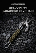Cobra 550 Paracord Keychain| | Tactical Durable Functional EDC Fob with Multi-Tool| Green or Black| Military| Fishing| Camping