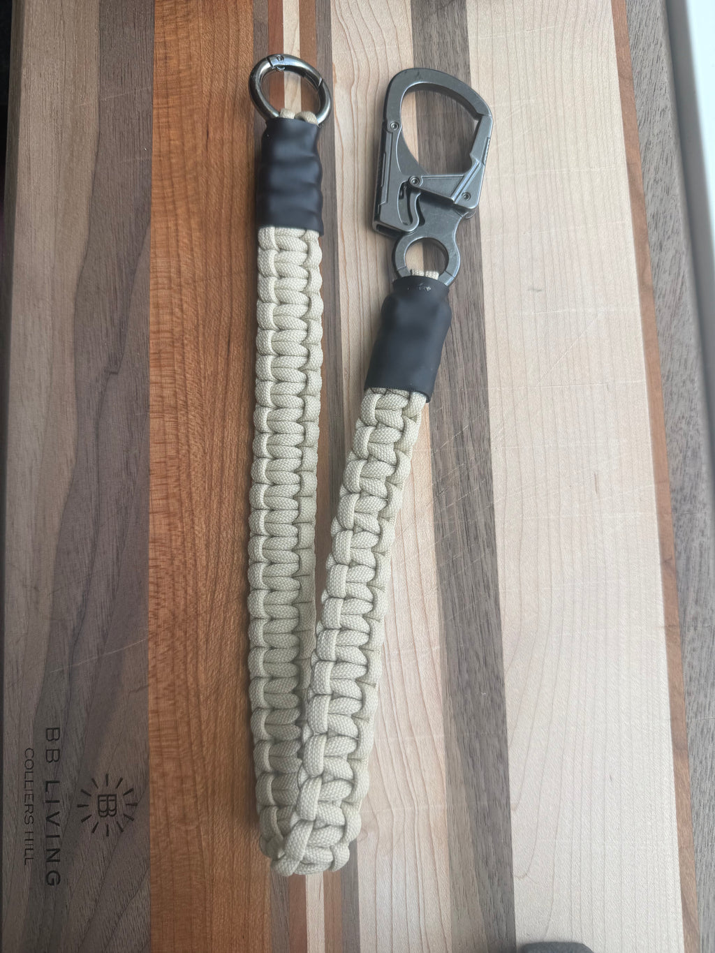 Sidewinder 550 Paracord Retainer Lanyard | Handcrafted With Carabiner Accessories, Airsoft, Camping, Travel, Bottle, Leash, Bag Strap, Leash