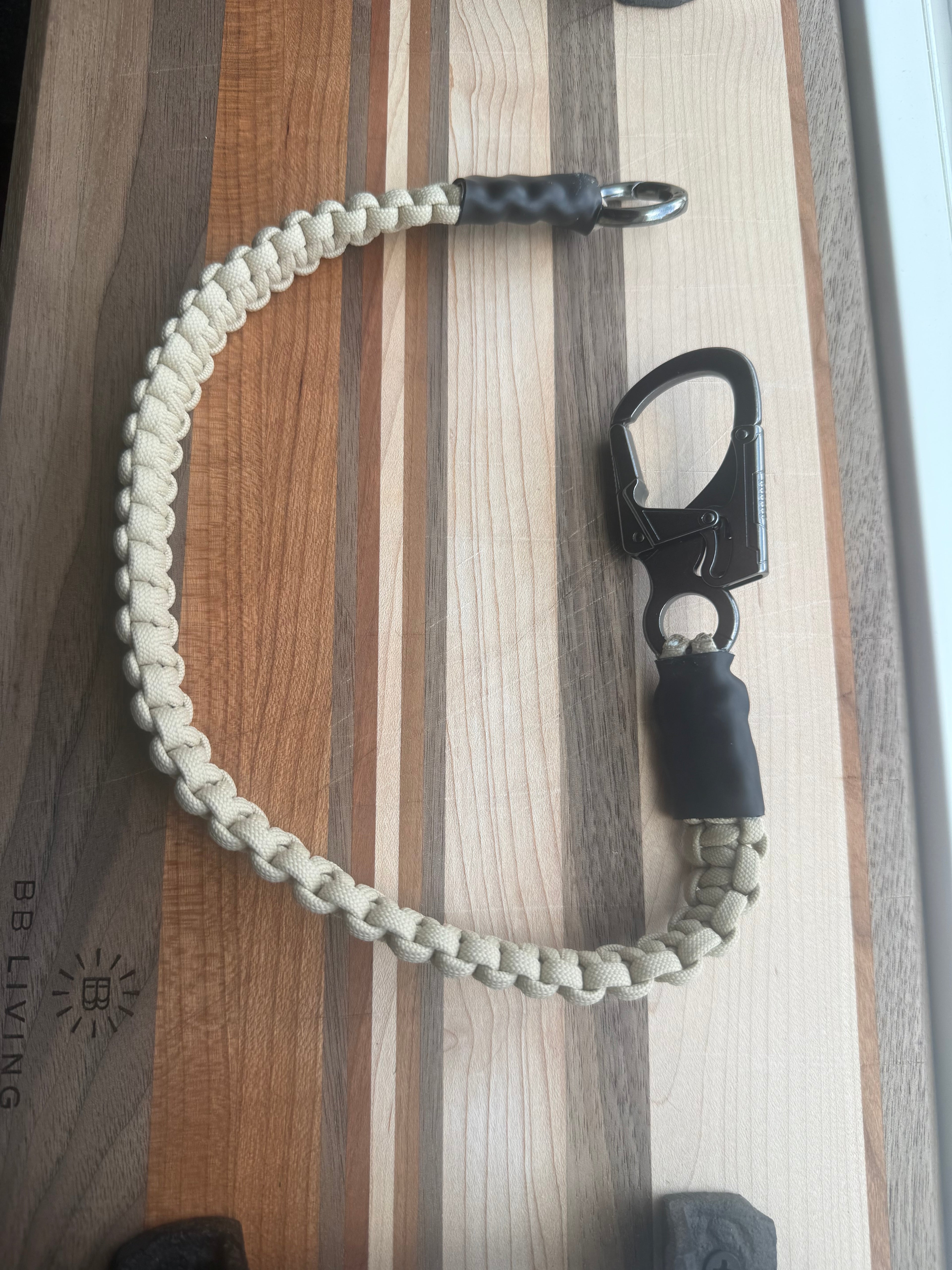 Sidewinder 550 Paracord Retainer Lanyard | Handcrafted With Carabiner Accessories, Airsoft, Camping, Travel, Bottle, Leash, Bag Strap, Leash