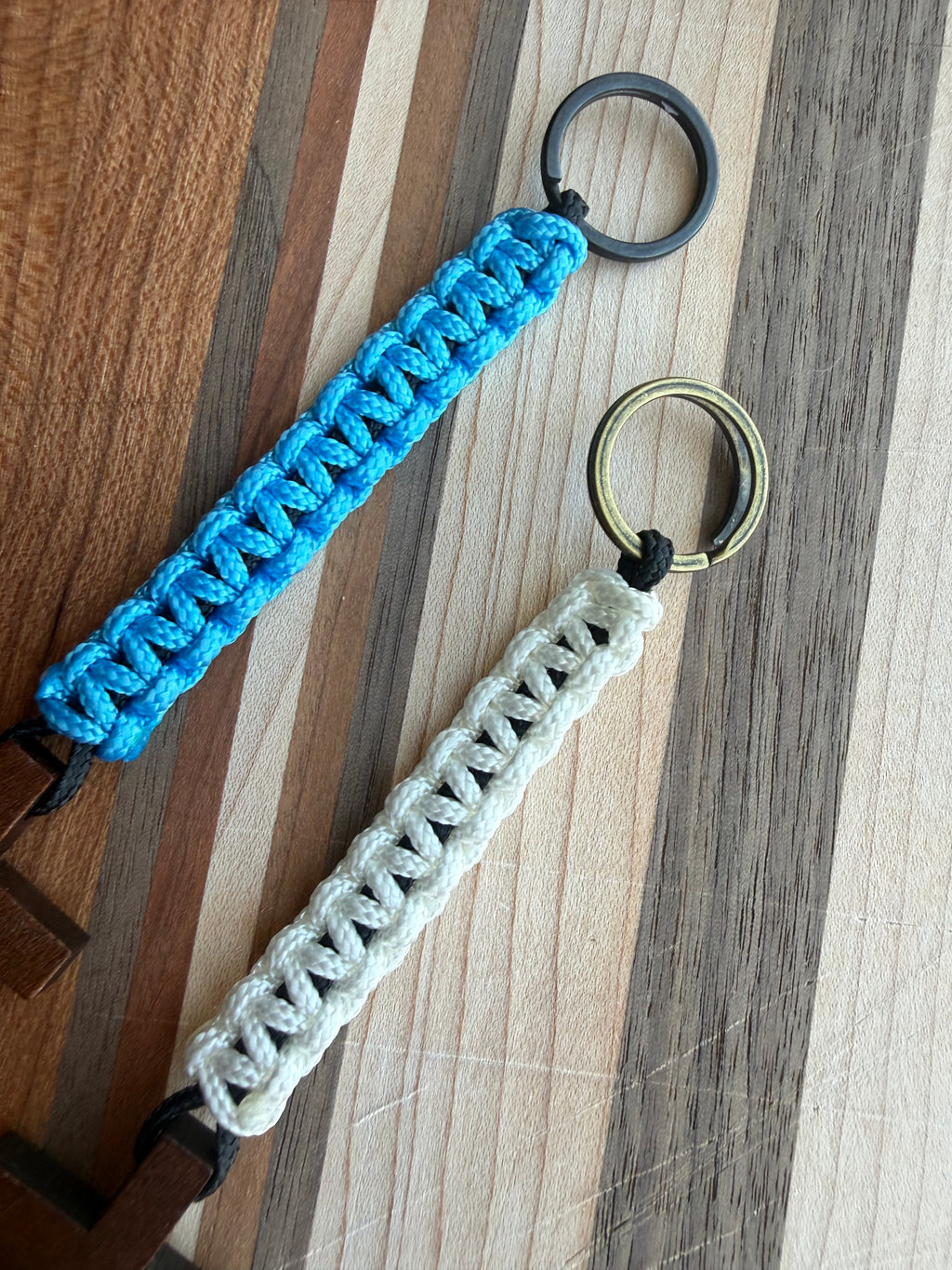 Wooden Cross Paracord Lanyard | Natural Finish| Faith, Military, Outdoors Accessories, Gift for Christian Men