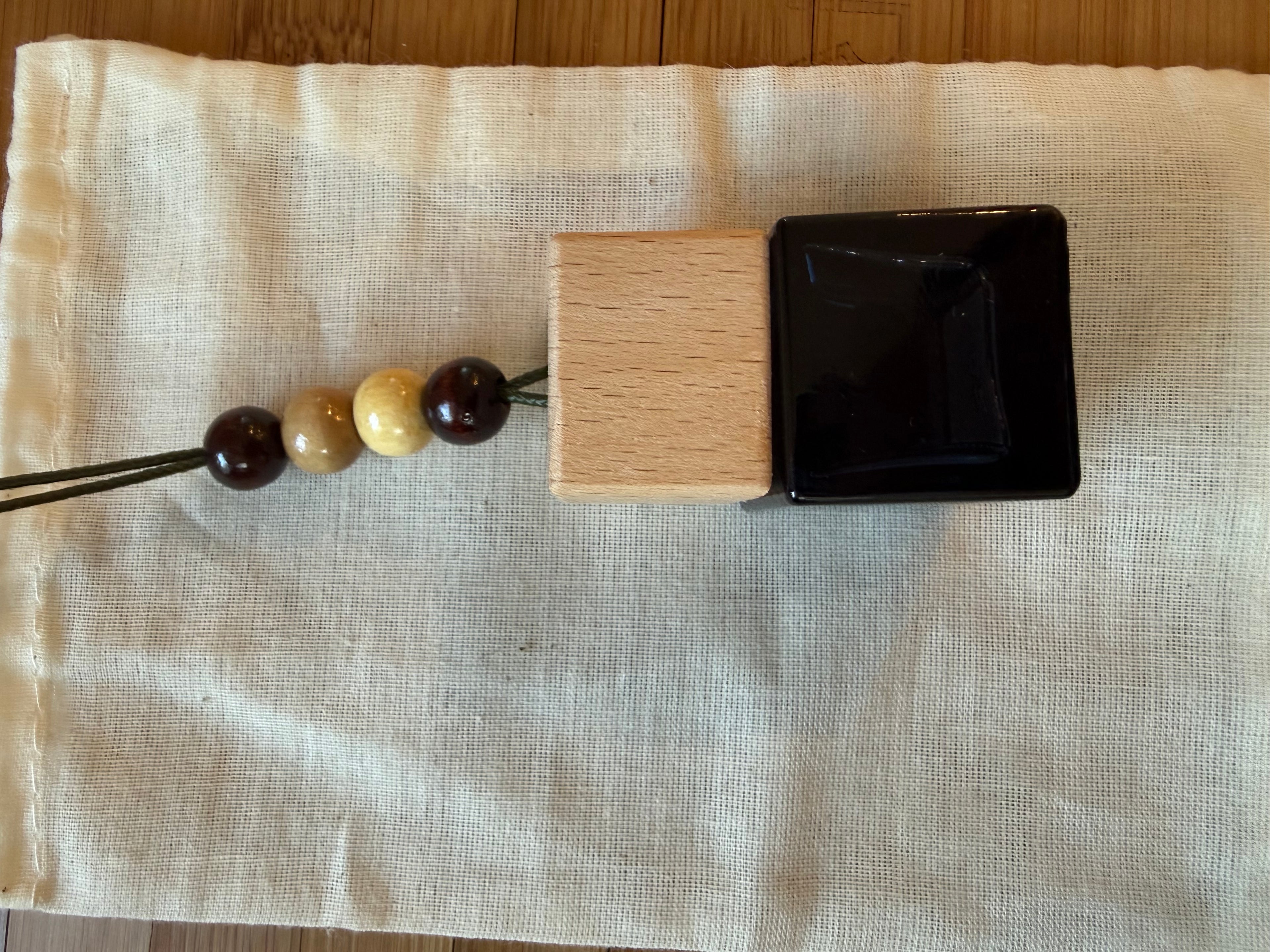 Wood and Glass Diffuser Air Freshener | Artisan Blends for Car/ RV |