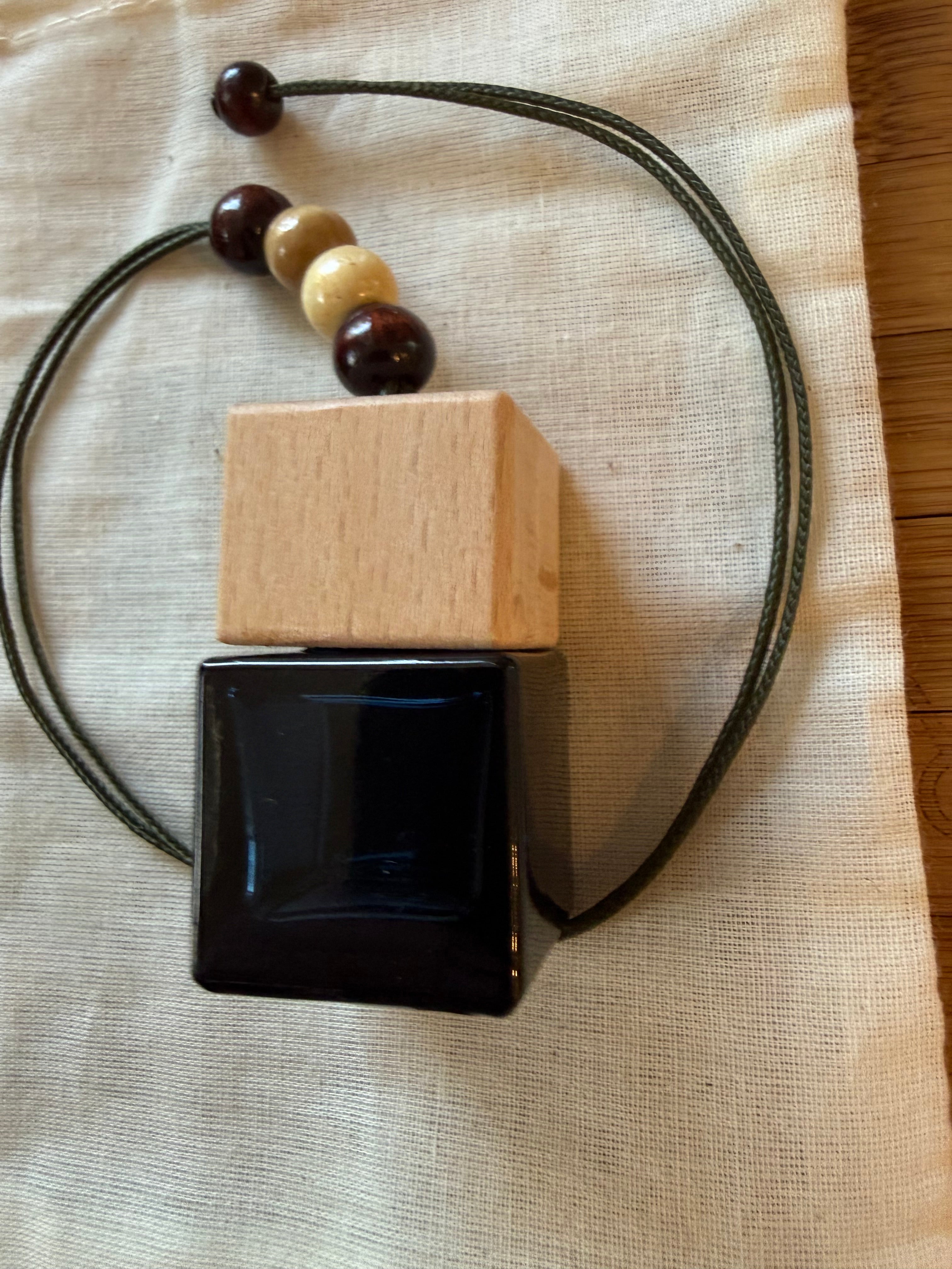 Wood and Glass Diffuser Air Freshener | Artisan Blends for Car/ RV |