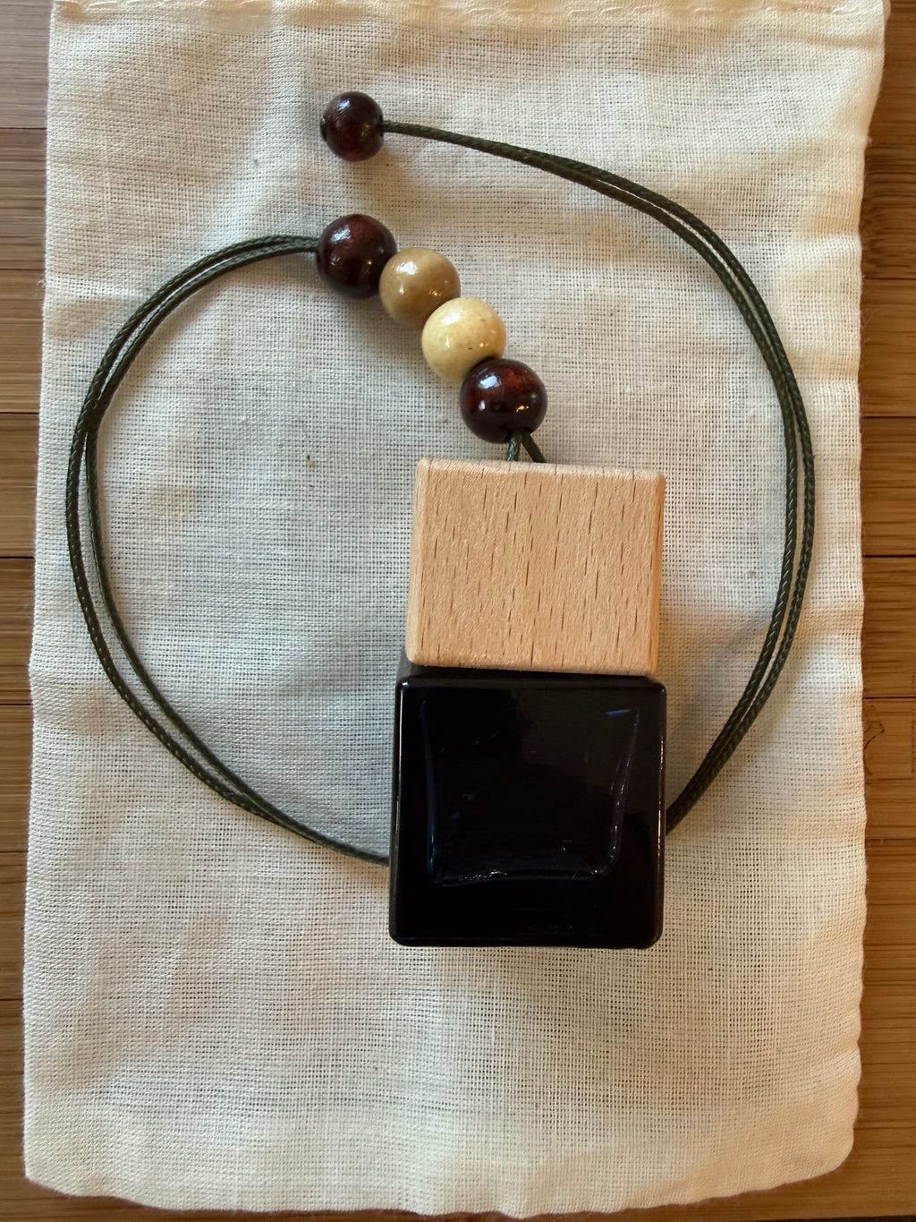 Wood and Glass Diffuser Air Freshener | Artisan Blends for Car/ RV |