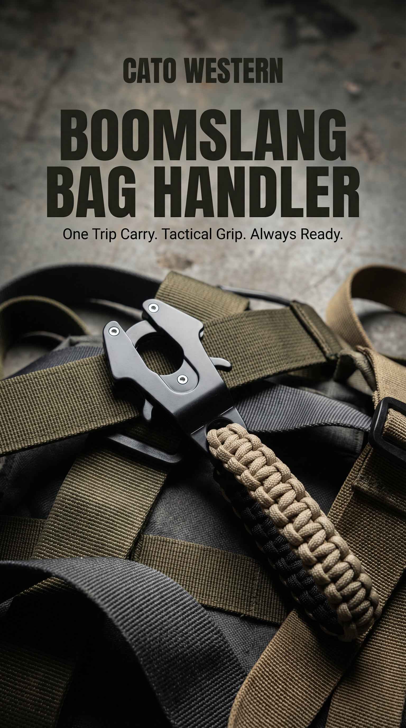 Boomslang Dog Collar Handle| Quick Release Tactical Dog Tool| Travel Gift