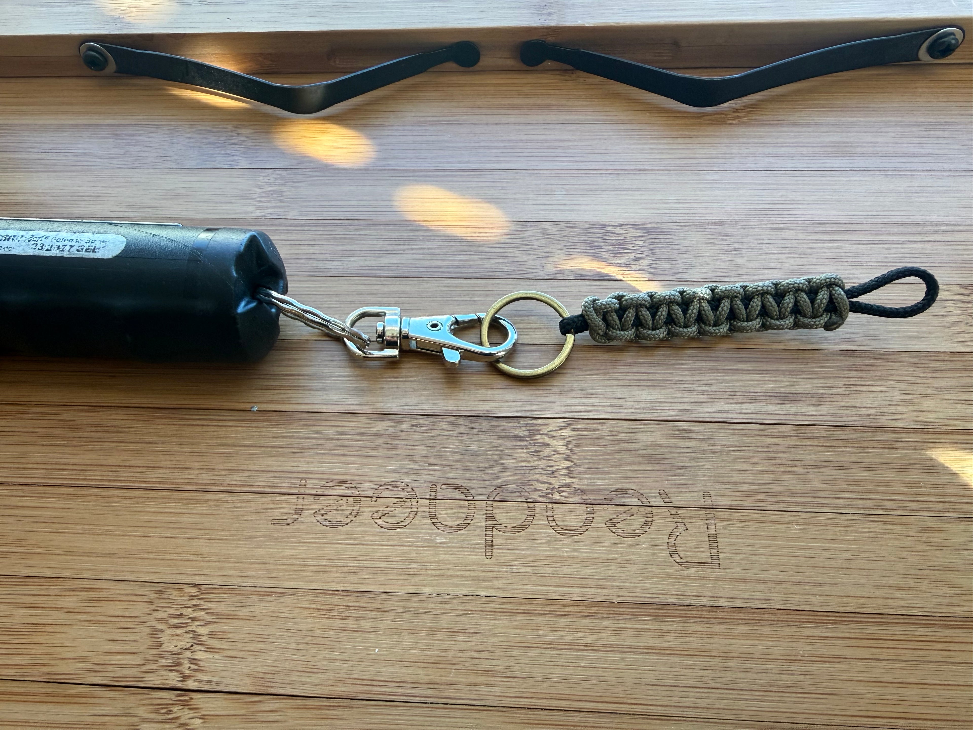 Bronze Drop Mini Paracord Key Fob | Air Tag Attachment, Lanyard (Pack of 2)