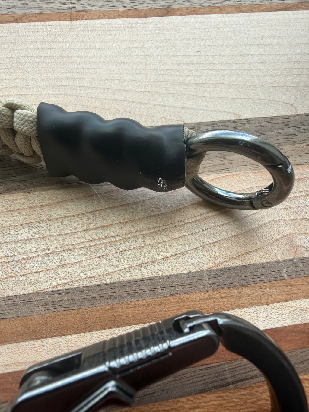 Sidewinder 550 Paracord Retainer Lanyard | Handcrafted With Carabiner Accessories, Airsoft, Camping, Travel, Bottle, Leash, Bag Strap, Leash