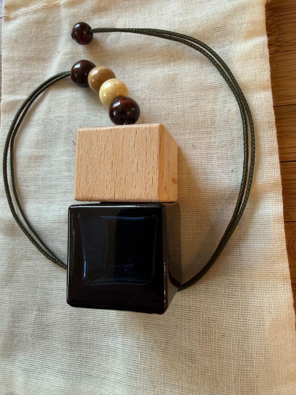 Wood and Glass Diffuser Air Freshener | Artisan Blends for Car/ RV |