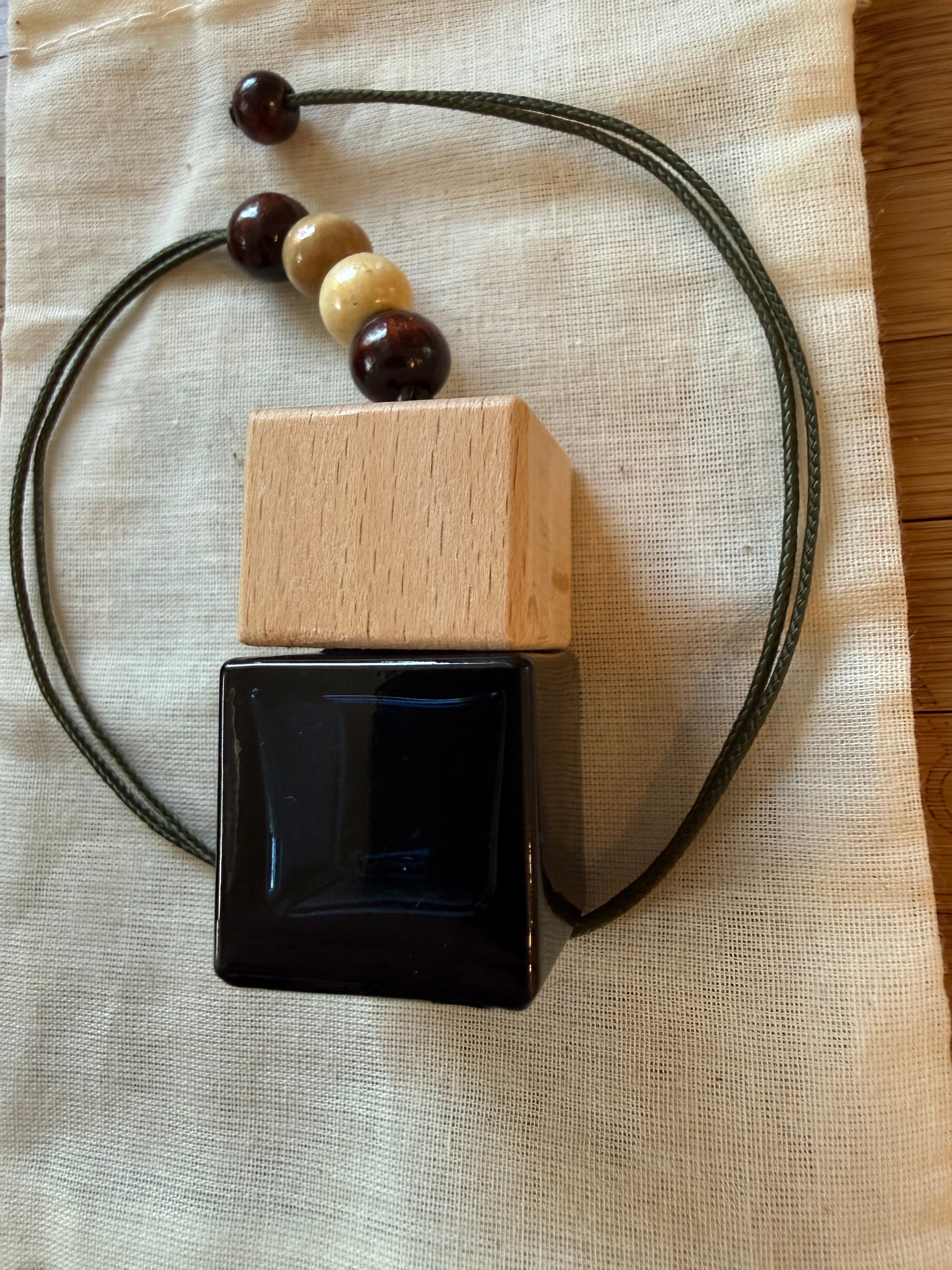 Wood and Glass Diffuser Air Freshener | Artisan Blends for Car/ RV |