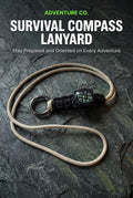 Compass Lanyard &  Necklace with Metal Alloy Carabiner