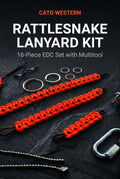 Cato Western Lanyard| Mens Gift Set| Customizable Outdoor Gear Kit for EDC, Chain, Accessories